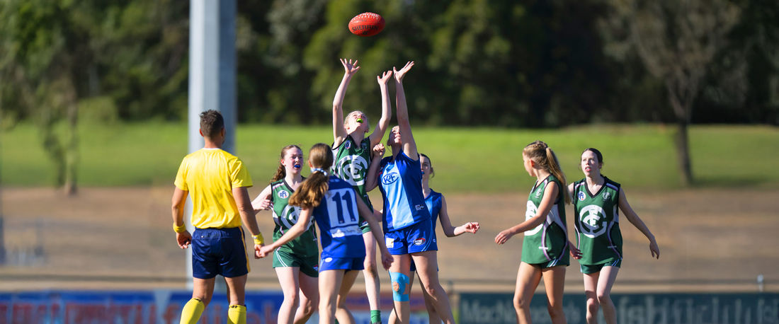 Girls football at GJFC